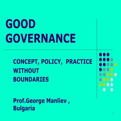 Good governance(roma 2)
