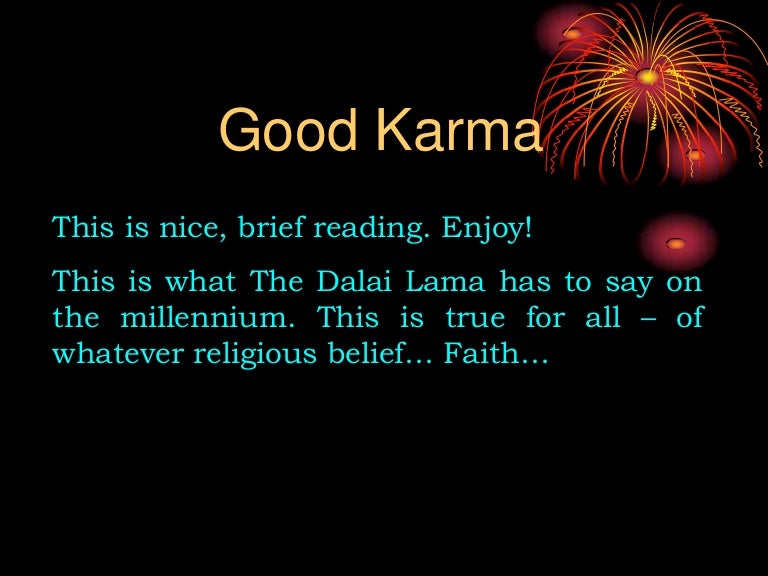 Good Karma