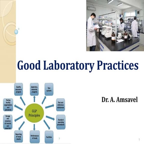 Good Laboratory Practices  by Dr. A. Amsavel
