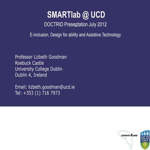SMARTlab @ UCD