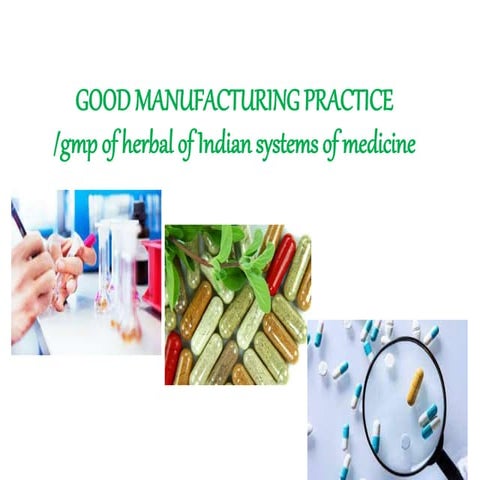 Good manufacturing practice