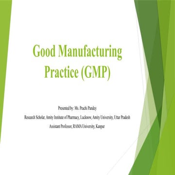 Introduction to Good Manufacturing Practice (GMP).pptx