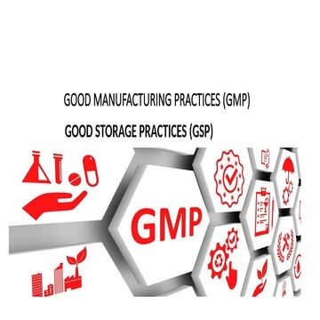 Comprehensive Guide to Good Manufacturing and Storage Practices for ...