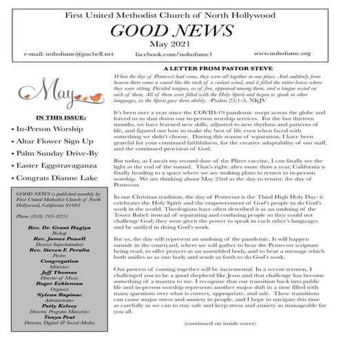 Good News May 2021