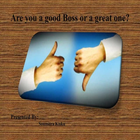 Good One By Soumitra Kisku | PPTX