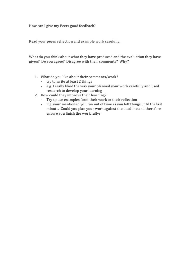 peer review negative feedback examples peer review negative feedback examples