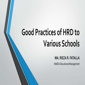 Good Practices of HRD to Various Schools.pptx