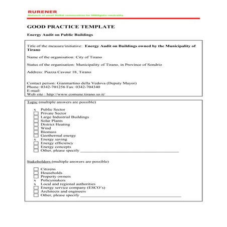 Good practice tirano