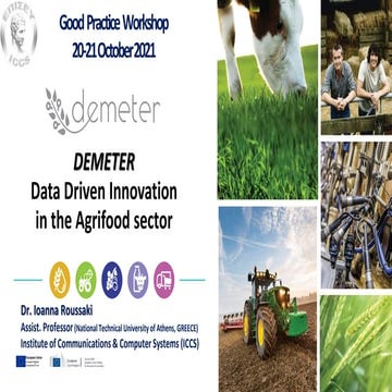 DEMETER - Data Driven Innovation in the Agrifood sector
