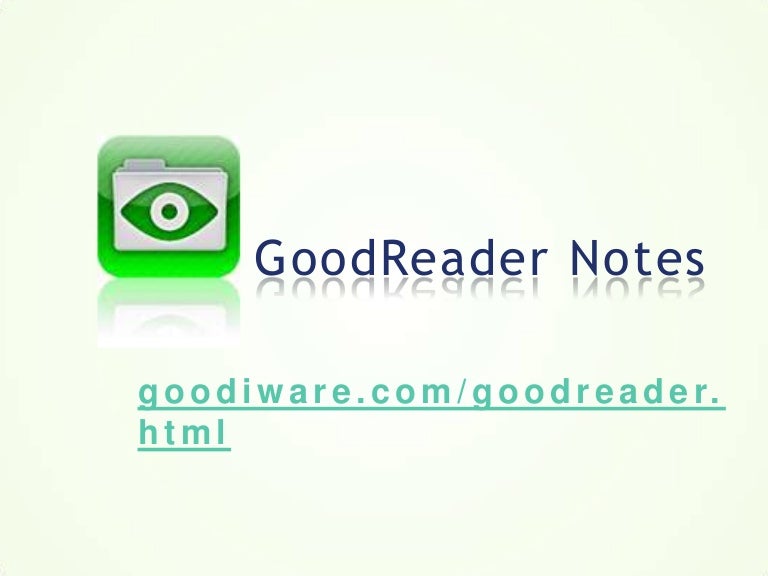 Goodreader Vollversion Deutsch – LHAHG