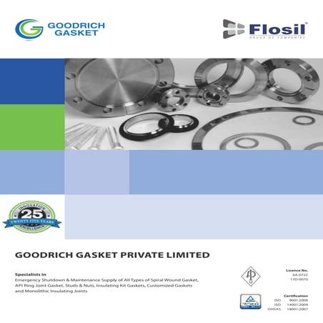 INDUSTRIAL GASKETS By Goodrich Gasket Private Limited