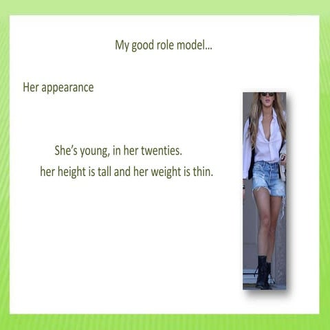 Good role model... Lindsay Lohan | PPTX