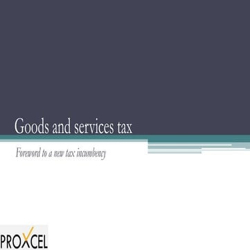Goods and services tax
