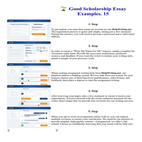 Good Scholarship Essay Examples. 15