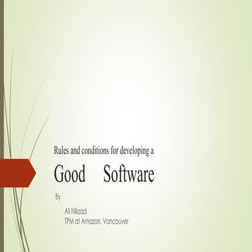 Good software presentation | PPT