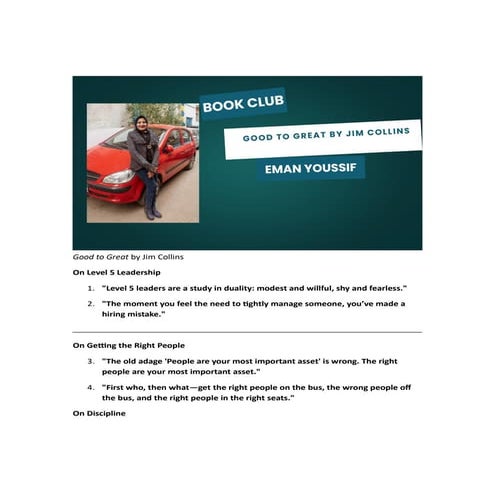 good to great book.pdf summary and important items