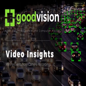 GoodVision Video Insights Presentation 2018 | PDF