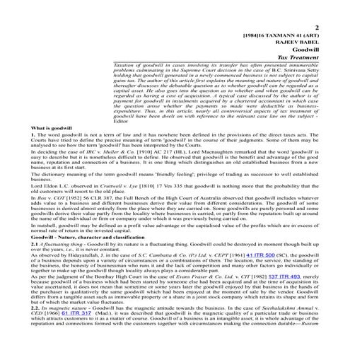 Realising the Community Goodwill-Value (Case of Rwanda) | PDF