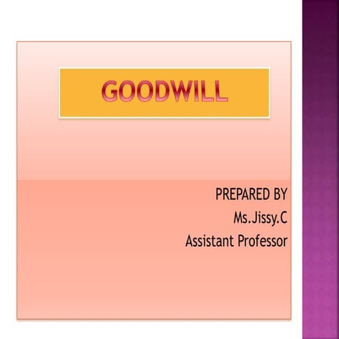 Goodwill | PPTX