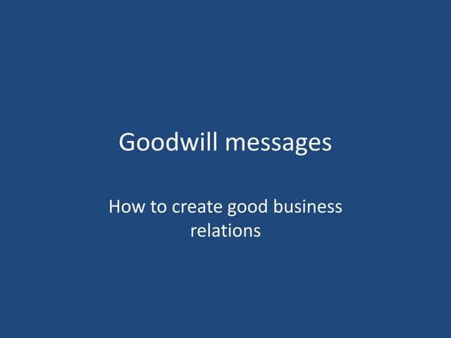 ConcessionAndGoodWill and english teks to learn | PPTX