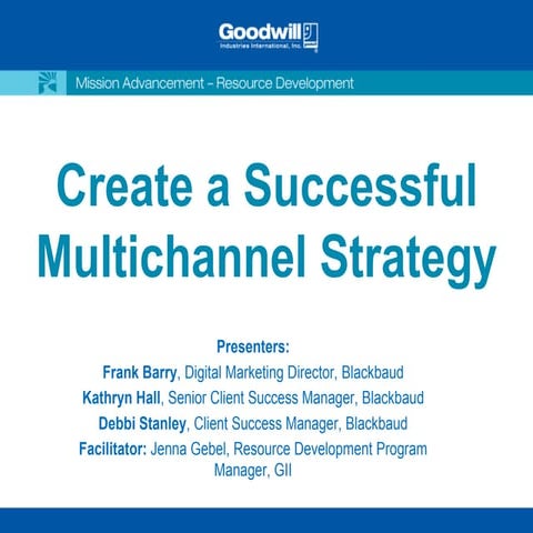 Create a Successful Multi-Channel Fundraising Strategy