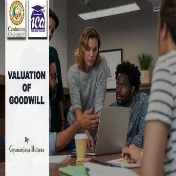 Valuation of Goodwill for class 12 | PPTX