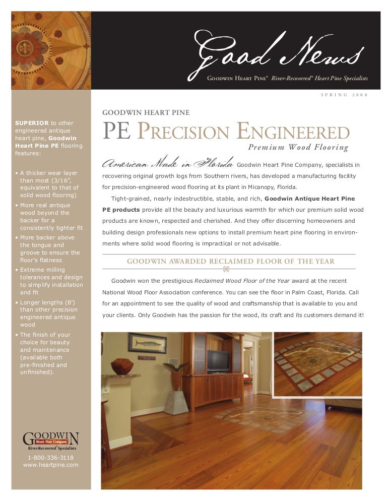 Goodwin Heart Pine Price Guide 2