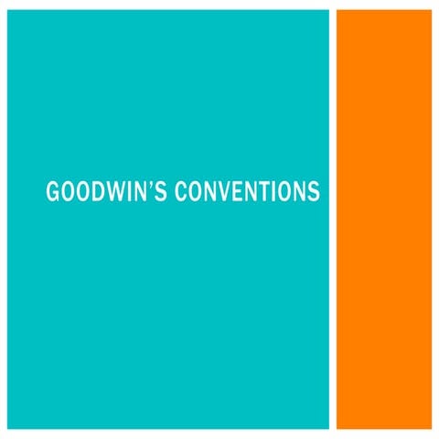Goodwin's conventions