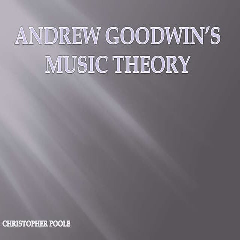 Goodwin's music video