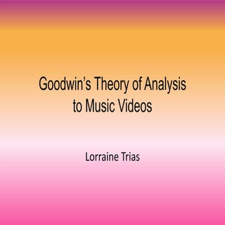 Goodwin’s theory of analysis 