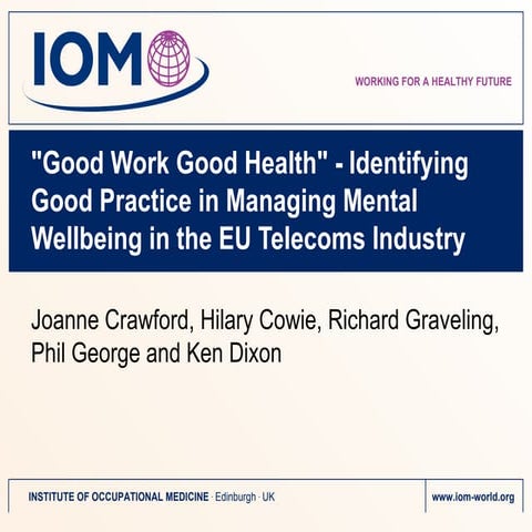 Good Work Good Health (2)