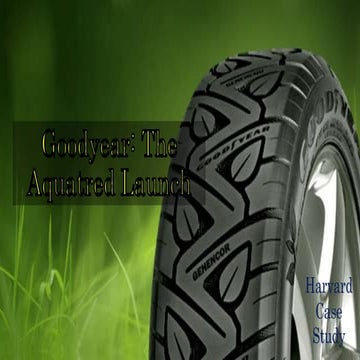 Goodyear Aquatred Case Study - Marketing