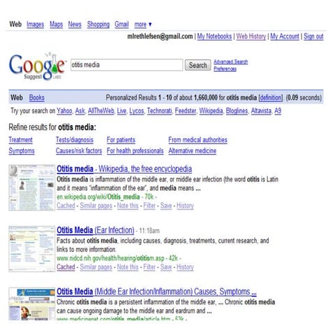 Google for the academic pediatrician