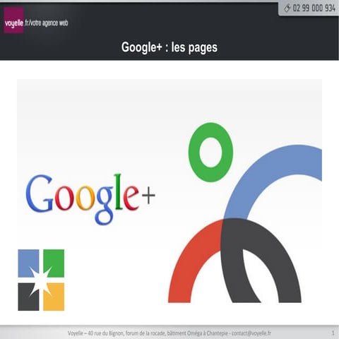 Support de formation pour les pages Google+