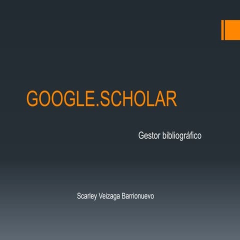 tutorial de Google academico 