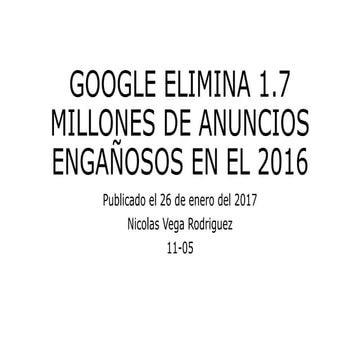 Noticia de google