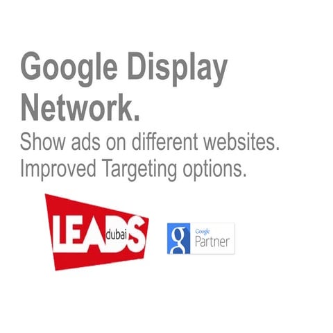 How to Show your ads on different websites with Google dispay network