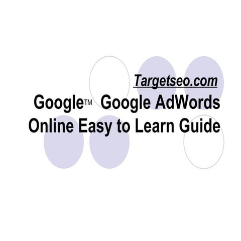 Google  Adword  Guide