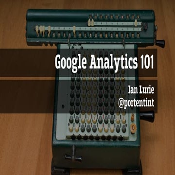 Google Analytics For Beginners
