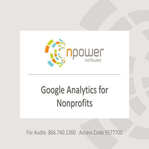 Google Analytics for Nonprofits