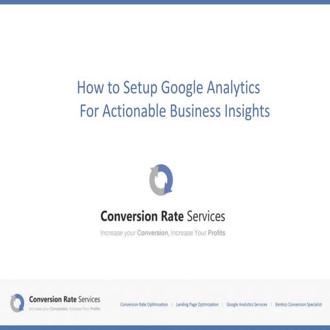 Google analytics-workshop