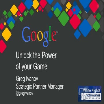 Greg Ivanov, Google
