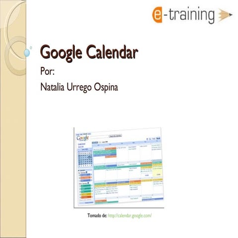 Api De Google Calendar | PDF