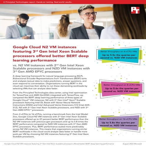 Google Cloud N2 VM instances featuring 3rd Gen Intel Xeon Scalable processors...