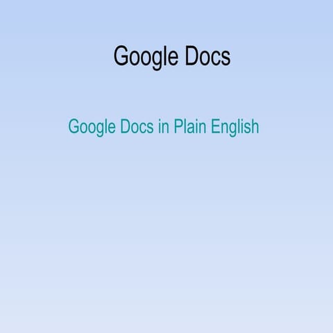 Google Docs