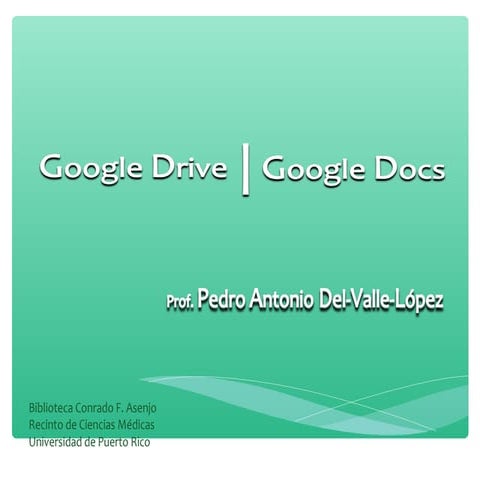 Usos de google docs en la clase de ele | PPTX