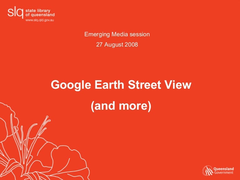 Google Earth Street View And More