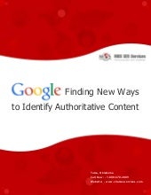 Google Finding New Ways to Identify...