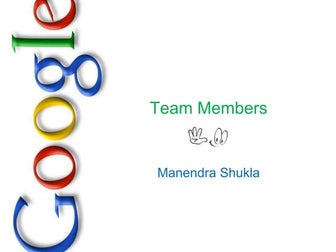 Google- manendra