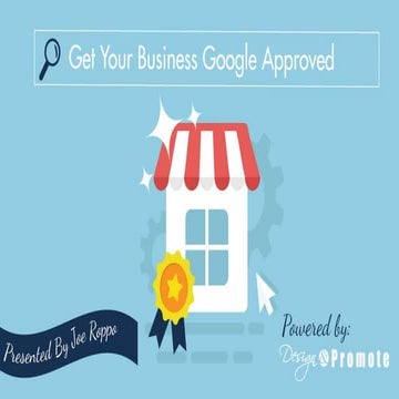 Get Your Business Google Approved 